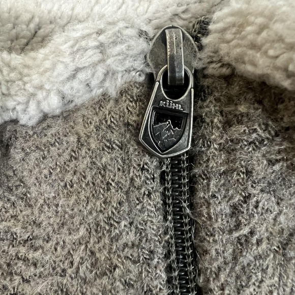 Kuhl Sweater Mens Large Brown Alfpaca Fleece 1/4 Zip Outdoor Hiking Pullover - Picture 3 of 12
